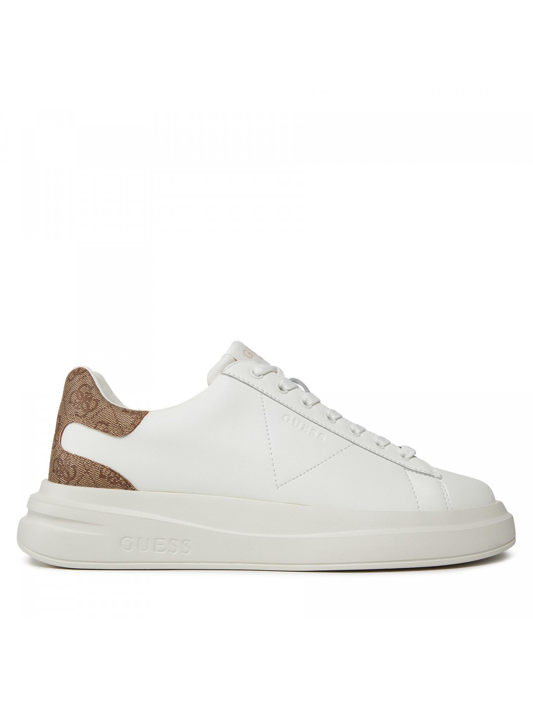 Sneakersy Guess Elba FMPVIB LEA12 Bílá